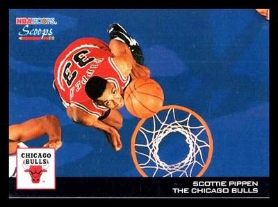 1993-94 NBA Hoops Scoops Scottie Pippen #HS4 Chicago Bulls - Image 1 of 2