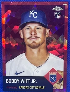 2022 Topps Chrome Platinum Bobby Witt Jr. RC Red Atomic Refractor #47/100 - Picture 1 of 4