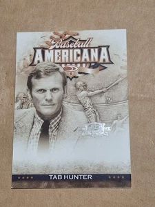 2008 TAB HUNTER DONRUSS THREADS BASEBALL CARD #BA-23 DAMN YANKEES ACTOR /500 - Picture 1 of 2
