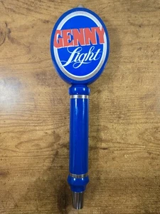 GENNY LIGHT Double Sided Logo 11" Wooden Beer Tap, Very Good Condition, Preowned - Picture 1 of 4