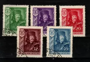 HUNGARY - 1935. Francis II.Rákóczy, Prince of Transylvania Cpl.Set USED!! - Picture 1 of 1
