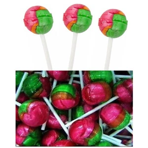 Rosey Apple x 100 Lollipops 14g Halloween Candy Bufet Party Favors Bulk Lollies - Picture 1 of 3