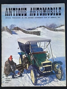1963 Antique Automobile Magazine Maxwell Cover Glidden Tour Amilcar Henry Royce - Picture 1 of 1