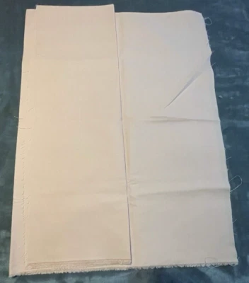 Light Peach Solid Fabric 1 Yard X 58 Inches Wide Cotton Blend Heavy Fabric - Image 1 of 4