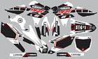 Red White YAMAHA GRAPHICS  YZ 450F YZ450F 2014 2015 2016 2017 decals