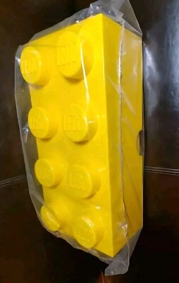 LEGO 20" Tienda Exhibición Ladrillo Amarillo Contenedor de Almacenamiento Enorme  Foto 1 de 4