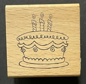 Wirbel einlagig Lebensmittel Kuchen Dessert Süßigkeiten besondere Anlässe Holz Stempel - Bild 1 von 2