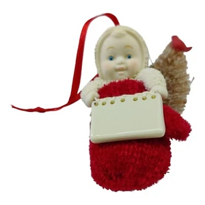 Dept 56 Snowbabies Baby In Red Stocking Ornament NWOB - Picture 1 of 8