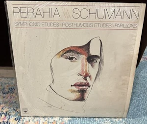 MURRAY PERAHIA Plays Schumann Symphonic Etudes. ..LP Columbia M 34539 In Shrink - Imagen 1 de 3