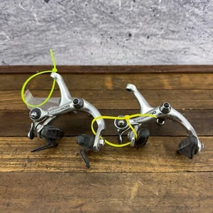 Vintage Shimano 600 BR-6208 Brake Caliper Set   39 49mm Silver 80s A9 - Picture 1 of 14