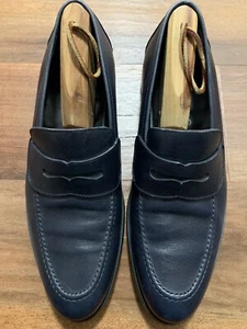 Harry’s Of London Men’s loafers Leather Black Shoes Sz 7 41 - Picture 1 of 9