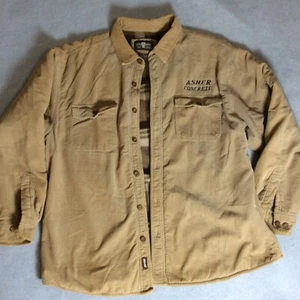 Camisa de Franela Levi's Para Hombre XL Marrón Pana Forrada de Vellón Chaqueta Botón Pesada - Imagen 1 de 18