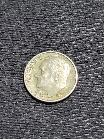 1971 D Roosevelt Silver Dime Cover