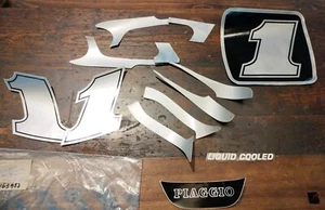 Piaggio NRG 50 Kit Decalco Adesivi Originali 463987 Optional Epoca Originale - Foto 1 di 2