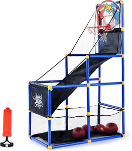 Arcade Basketball Spiel Set mit 4 Bällen & Reifen für Kinder Sport Party Spiel - Bild 1 von 7