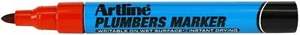 Artline Plumbers Red Marker Pen Bullet Nib - Picture 1 of 2