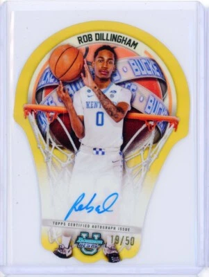 2023-24 Bowman University Best ROB DILLINGHAM GOLD Buckets AUTO Autograph RC /50 - Image 1 of 2