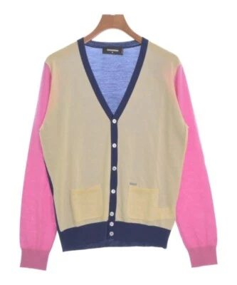 DSQUARED Cardigan YellowxNavyxPink M 2200474549113 - Image 1 of 4
