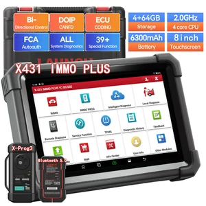 LAUNCH X431 IMMO PLUS X-Prog3 Automotive OBD2 Diagnostic Tool Programmi Injector Coding - Picture 1 of 18