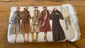 New VOGUE Misses COAT Capelet SKIRT Vintage RARE Sewing Pattern Size 14 9614 - Picture 1 of 2