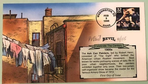 Bevil HP CTC 1900s The Ash Can Painters Urban Realism 1998 FDOI Sc 3182h - Picture 1 of 6