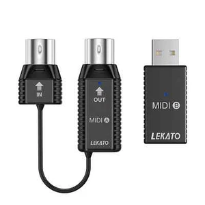 LEKATO Mini Wireless Transmission System MIDI Wireless Adapter Plug Playing - Picture 1 of 7