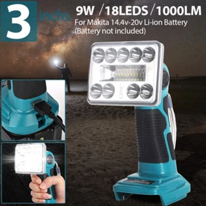 1000LM Portable Cordless LED Work Light Torch For Makita 18V-21V Li-Ion Battery - Picture 1 of 13