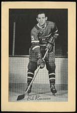 1944-64 Bee Hive Hockey Photos (Group 2) Bob Rousseau #NNO - Montreal Canadiens