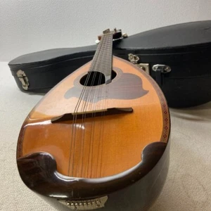 Suzuki Mandolin 8 strings with case Violin Japan vintage String Wood Instrument - Picture 1 of 10