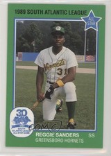 1989 Grand Slam South Atlantic League All-Stars Reggie Sanders #23