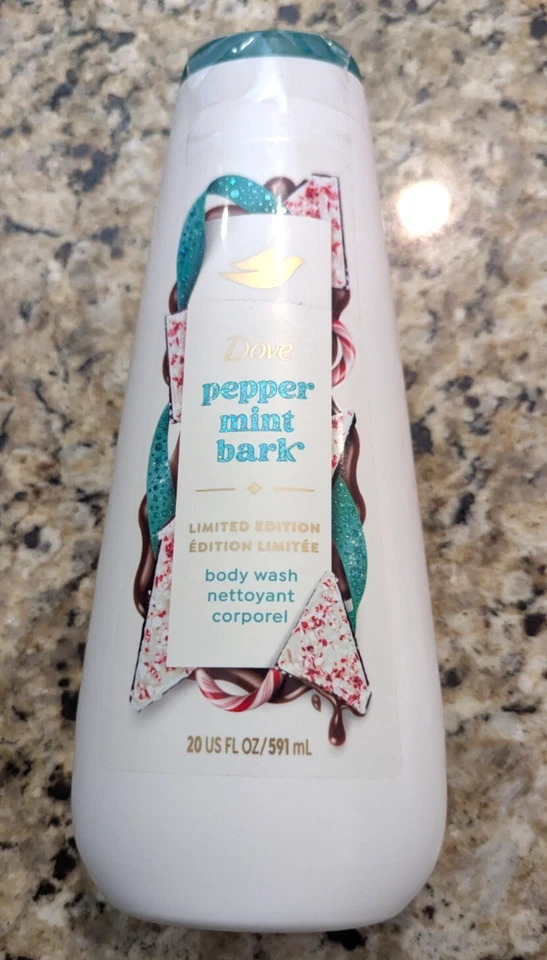 Dove Rare Set 3 Spiced Chai Latte Peppermint Bark Cinnamon Pumpkin Pie Body Wash