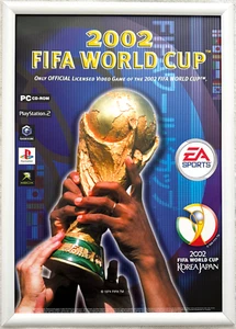 FIFA World Cup 2002 RARE PS2 Gamecube XBOX 42cm x 59cm Promotional Poster - Picture 1 of 1