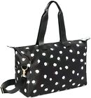 New Black Alice + Olivia By Stacey Bendet Daisy Print Duffel Bag Nwt