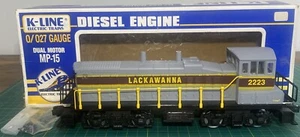 K-Line K-3222 Lackawanna MP15 Diesel Locomotive #2223 O Gauge - Picture 1 of 8