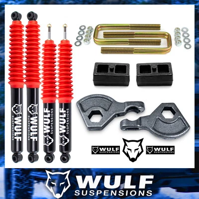 3" Front 2" Rear Leveling Lift Kit w/ Shocks For 1997-2004 Dodge Dakota 4X4 - Image 1 of 4