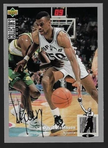 1994 Upper Deck Collectors Choice David Robinson Silver Signature #50 - Picture 1 of 2