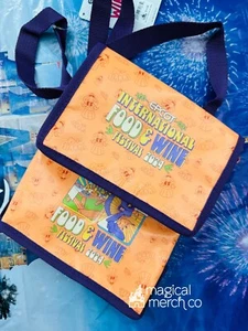 2024 Disney Parks Epcot Food & Wine Festival Chef Figment Reusable Lunch Bag New - Picture 1 of 1