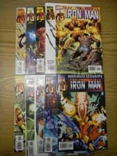 IRON MAN 30-39 MARVEL COMIC RUN SET QUESADA MARTINEZ HUNTER TEAM 2000 VF/NM
