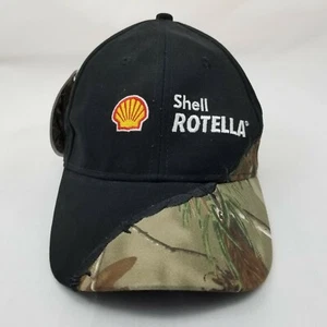 Shell Rotella Oil schwarz/tarnfarbene verstellbare Kappe/Mütze neu mit Etikett - Bild 1 von 4