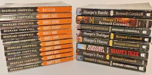 Lot Of 19 - THE SHARPE STORIES Series Paperback Books By Bernard Cornwell - Picture 1 of 10
