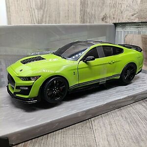 VOITURE SOLIDO FORD SHELBY GT500 GREEN GRABBER LIME 2020 1:18 NEUF BOITE