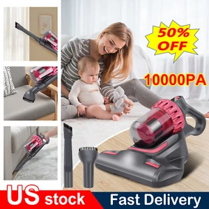 Bed Vacuum Cleaner,Handheld UV Mattress Vacuum with HEPA Filter, Cordless Vacuum - Picture 1 of 14