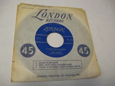 **Emily Evans/ A Cake And A Candle b/w Just Another Fool/ London/ 1963/ Canada - Image 1 of 2