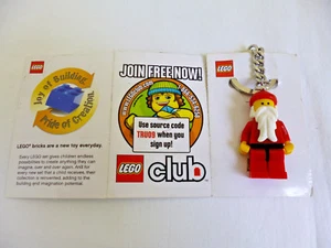 NWT LEGO Club Santa Claus Key Chain 2009; Rare Mini-figure; Exclusive ToysRUs - Picture 1 of 5