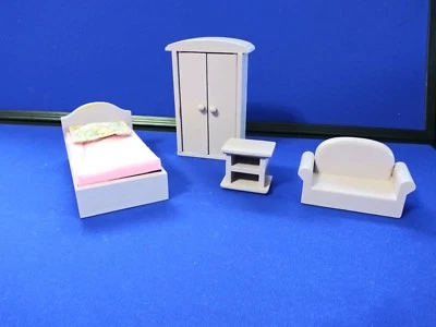Kit de muebles para casa de muñecas para dormitorio Foto 1 de 4