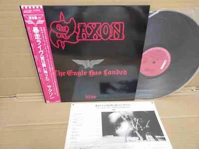 SAXON The Eagle Has Landed P-11227 JAPAN LP w/OBI 16374 - Image 1 of 4