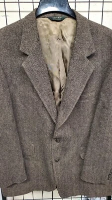 Nordstrom Mens Blazer Sport Coat 2 Button Casual Jacket Size 44R Tweed Suit VTG - Image 1 of 4