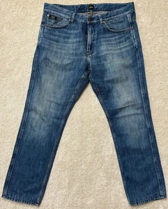 Hugo Boss Straight Jeans Herren Blau Denim 5-Pocket Design Medium Wash - Bild 1 von 9