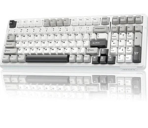 AULA F99 Wireless Mechanical Keyboard,Tri-Mode BT5.0/2.4GHz/USB-C Hot Swappable - Picture 1 of 7