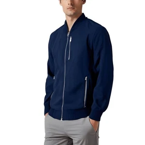 Alfani Mens Navy Faux Suede Perforated Bomber Jacket Outerwear XL BHFO 0265 - Picture 1 of 1